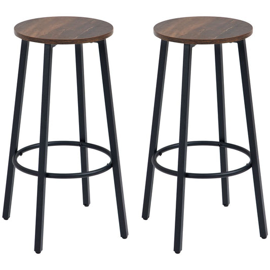 Bar Stools Set of 2 Counter Height Bar Stools for Dining Room Kitchen