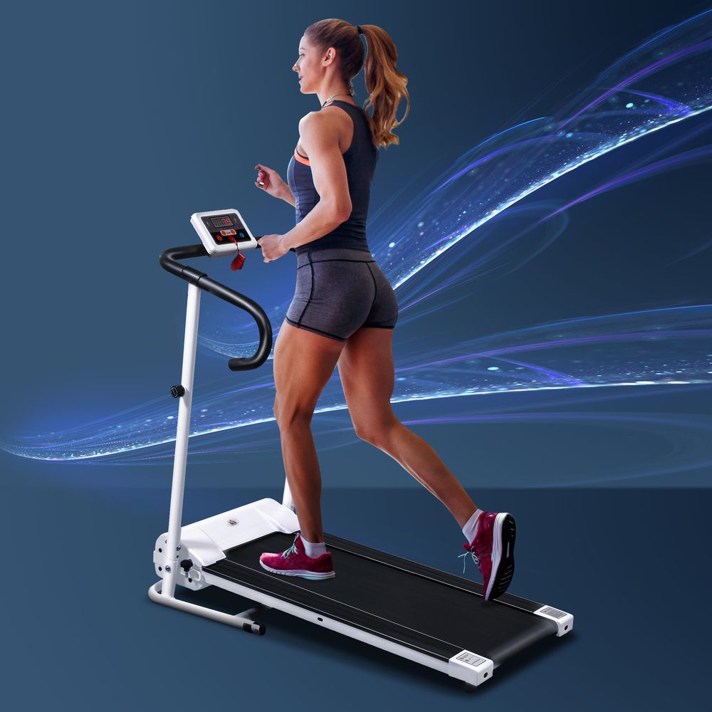 1-10Km/h Folding Treadmill Home Running Fitness Machine Safety Stopper