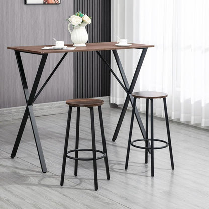 Bar Stools Set of 2 Counter Height Bar Stools for Dining Room Kitchen