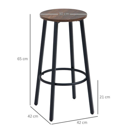 Bar Stools Set of 2 Counter Height Bar Stools for Dining Room Kitchen